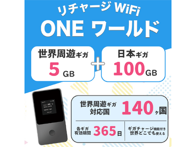 【リチャージWiFi】　★️ONEワールド発売記念★️　特別プランを限定販売！