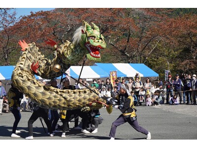 辰年にちなみ、迫力ある佐久間龍神の舞を披露します！