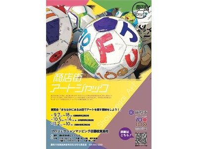 展覧会「まちなかにあるお店でアートを探す探検をしよう！」を藤枝駅周辺店舗で開催