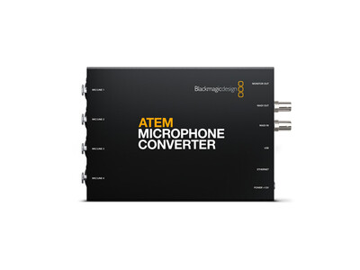 株式会社PANDASTUDIO.TV　Blackmagic Design のATEM Microphone Converter のレンタルを開始