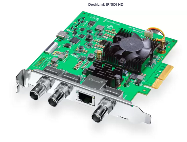 DeckLink IP/SDI HD ̃^Jn | PANDASTUDIO.TV