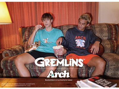バスケットボールアパレルブランド【Arch/アーチ】が映画「GREMLINS」とのコラボレーションアイテムをリリース！