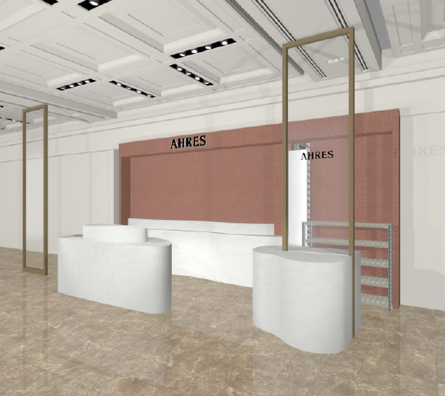 日本発のLifestyle&Beautyブランド「AHRES」。銀座エリア初のポップアップショップ開催が決定!AHRESオリジナルデザインのアパレルグッズの購入特典もご用意!銀座三越であらたな体験を。