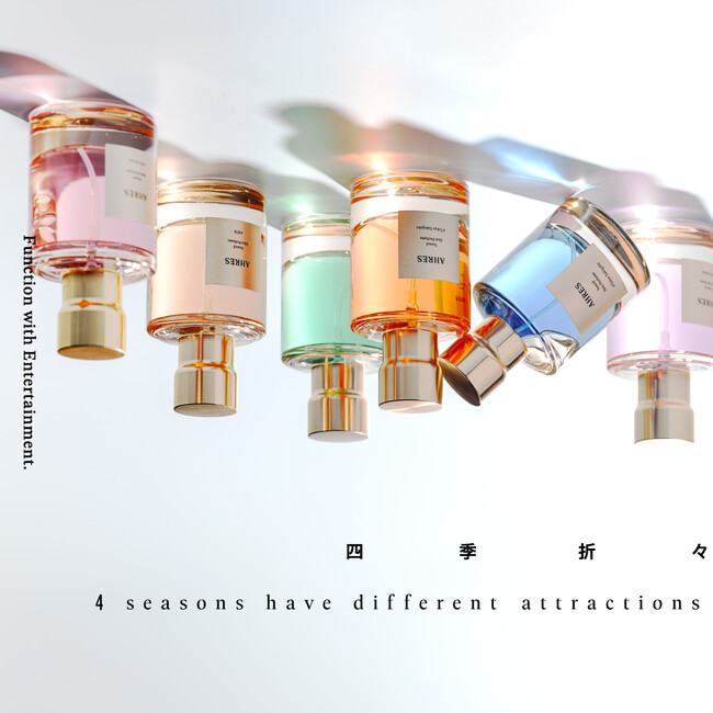 Lifestyle＆Beautyブランド「AHRES」の季節限定香水が「Sound Skin Perfume S/S A/W」として待望の定番化！