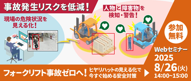 新機能！フォークリフトの安全管理がさらに進化　「物体検知機能」リリース