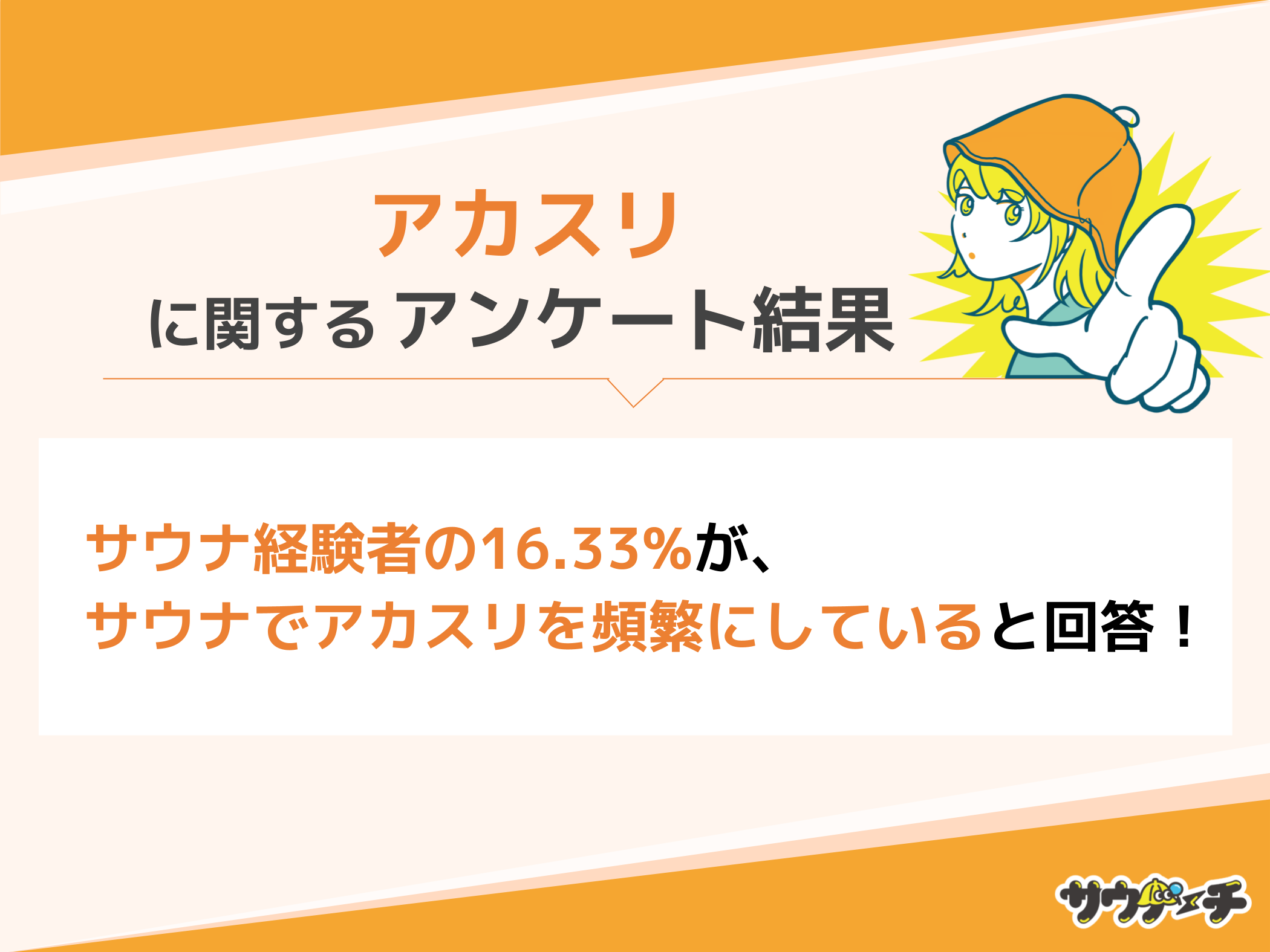 サウナ経験者の16.33%が、サウナでアカスリを頻繁にしていると回答【アカスリについてのアンケート】