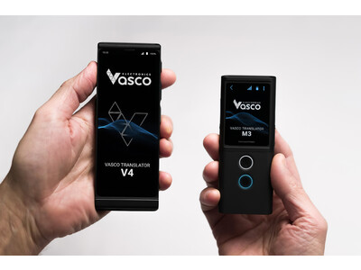 Wi-Fi不要、世界200の国や地域にて通信料無料でずっと使えるポータブル自動翻訳機「Vasco Translator V4」が日本ローンチ！