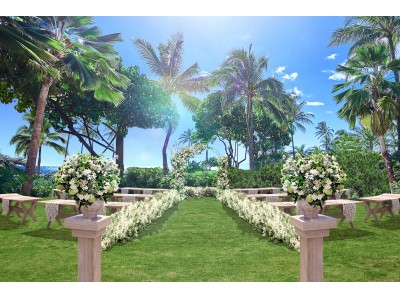 ハワイの人気挙式施設リニューアル記念キャンペーン！「コオリナ アクア・マリーナ」ガーデンウェディングを2020年6月～9月挙式限定で1組にプレゼント