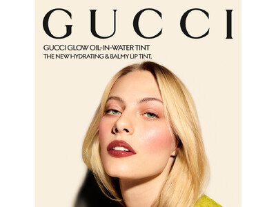 ＜グッチ ビューティ＞夏の新作、みずみずしい輝きをまとうグッチ オイル イン ウォーター ティント 誕生