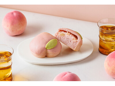 【木村屋總本店】【新商品】ジューシーな桃の果肉入りクリームを使用した「もものクリームパン」が登場!新商品...