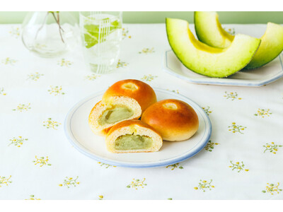 【木村屋總本店】＜新商品＞8月1日から、静岡県産クラウンメロンのソースを使用した「酒種 クラウンメロン」を1か月間限定で販売！