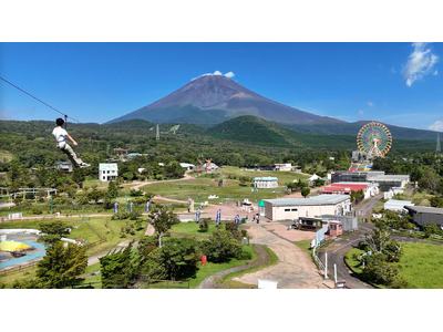 標高1,200ｍの富士山アクティビティ！ジップライン・バギー・マウンテンバイクを満喫「ぐりんぱ　春のアク...