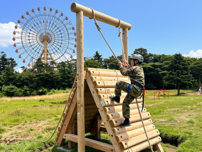 富士山２合目で、本格レンジャー訓練型アスレチック誕生！ぐりんぱ新アスレチック「レンジャーアカデミー」いよ...