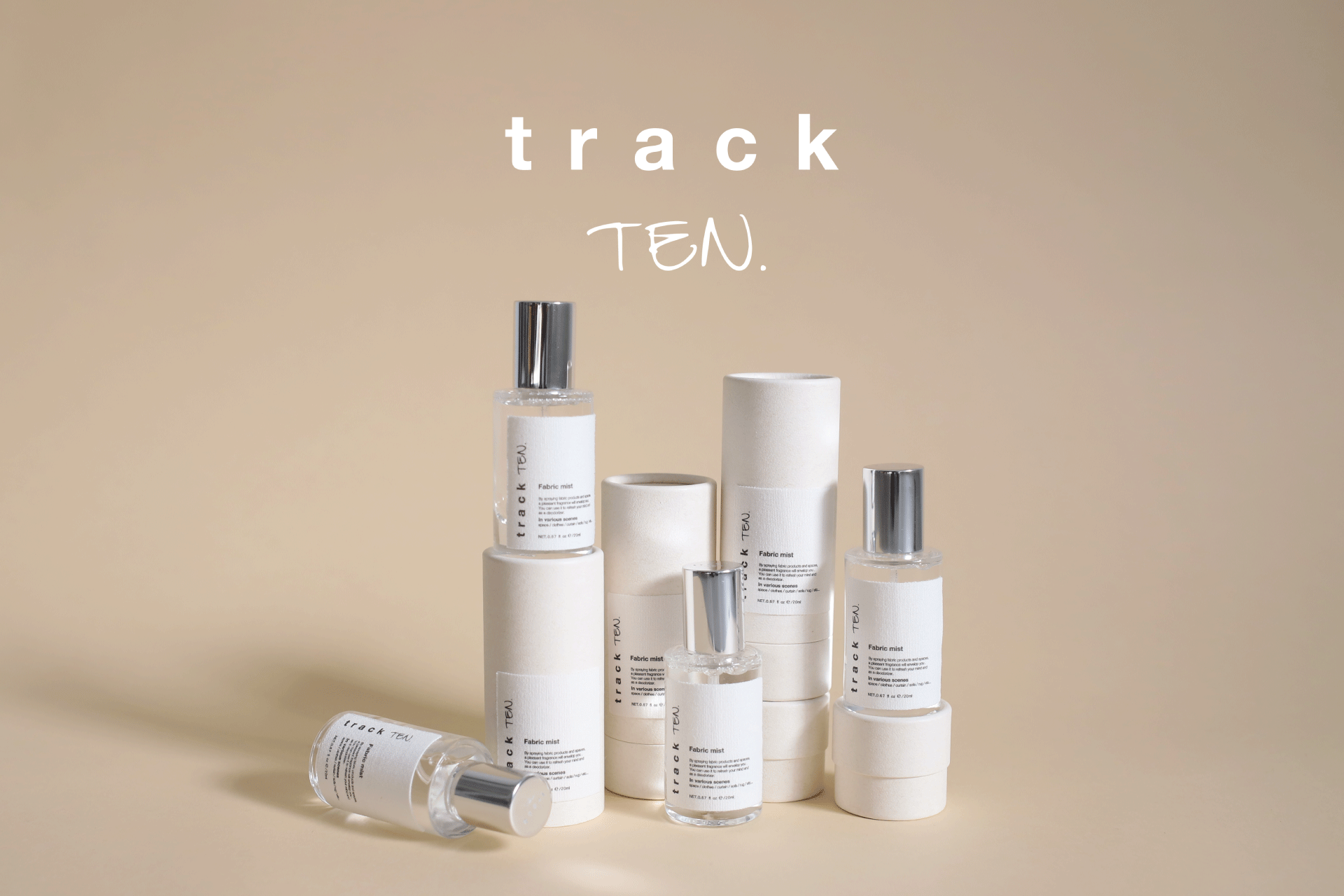 アクセサリーブランドTEN.〈テン〉９周年を記念して、ナチュラルケアブランド「track」とオリジナルファブリックミストを共同制作