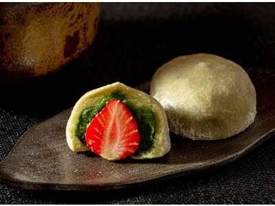 【ほろ苦さと甘酸っぱさのハーモニー】川崎の和菓子店・末広庵で大人の和スイーツ「宇治抹茶いちご大福」が新発売。