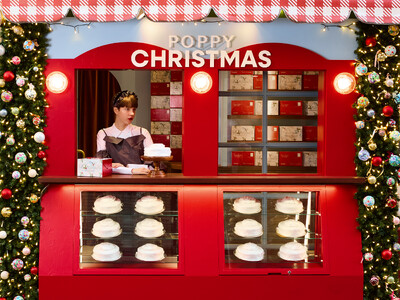 【POPPY】SNS総視聴数2,380万回超“クリスマスケーキバッグ’’で話題を呼んだPOPPY上海を含む3都市で限定ショップを開催