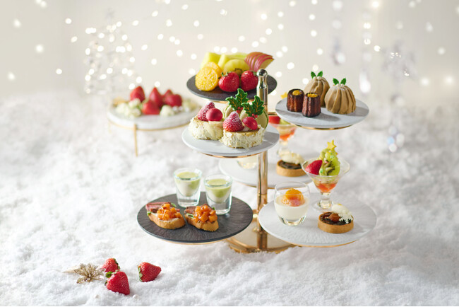 【国産いちごなど旬のフルーツが彩るクリスマススイーツ】老舗青果仲卸が手がけるレストラン「DEK」で 「クリスマスアフタヌーンティー」を開催（11/22～12/25）