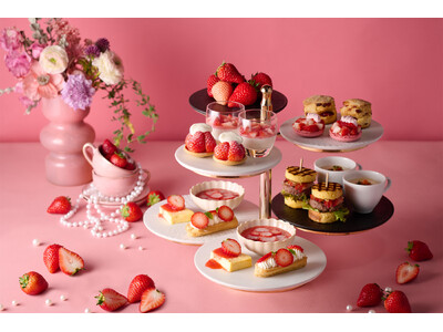 【国産いちご6品種を食べ比べ。いちごづくしのスイーツ＆セイボリー】青果の老舗仲卸が手がけるレストラン「DEK」で「ストロベリーアフタヌーンティー」を開催（4/2～5/6）