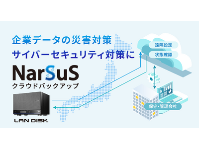 NASデータのクラウドバックアップサービスを発表！災害からデータを守る総合的なストレージソリューションを提供