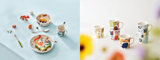 アラビア創業初期から続く伝統から生まれた、楽しさと遊び心あふれるテーブルウェア「ポッポー」が登場