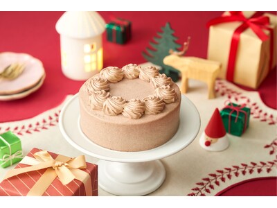 ・卵・乳・小麦不使用※のクリスマスケーキ「本格仕立て 米粉の濃厚チョコケーキ」を10月2日より予約受付開始