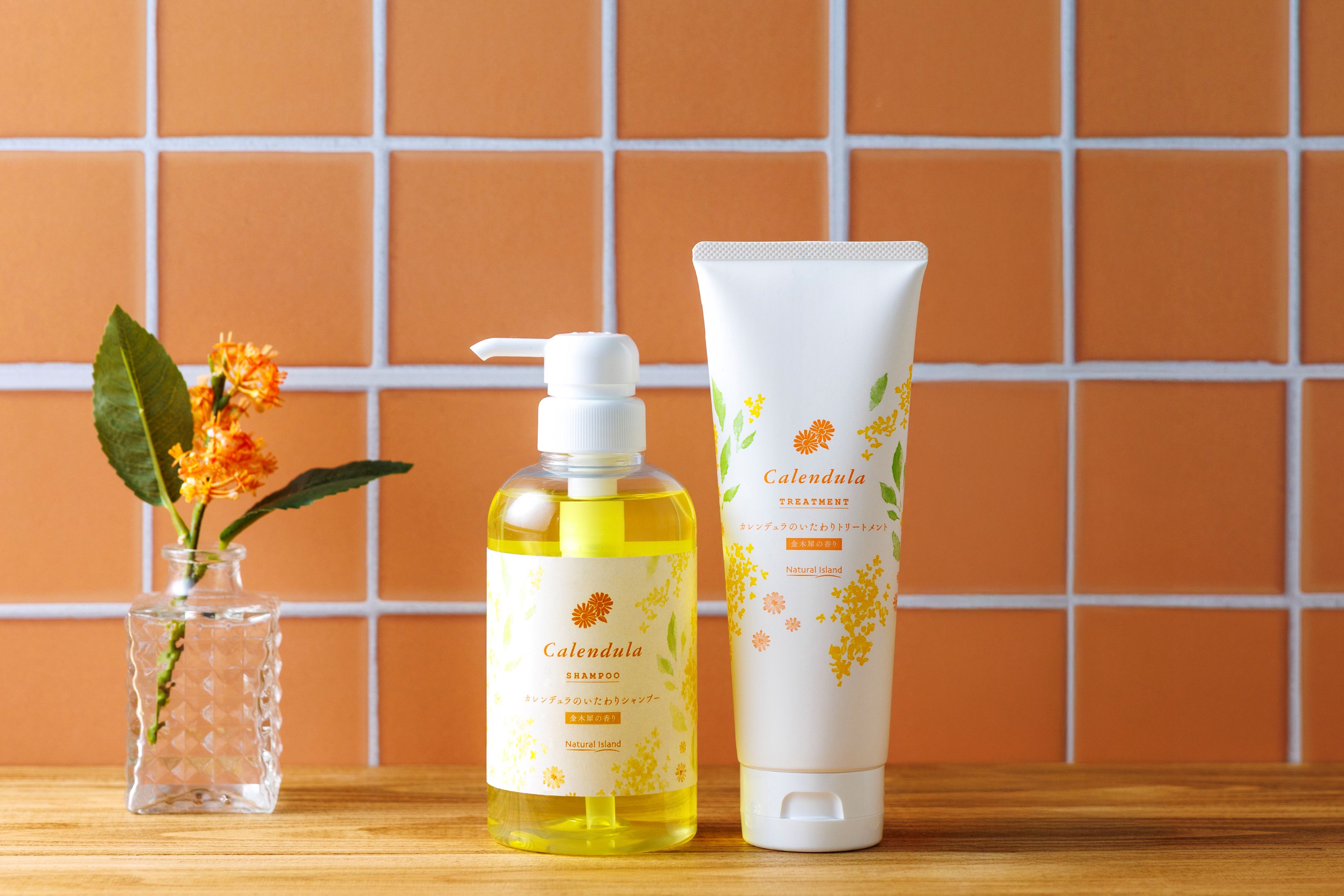 北海道のスキンケアメーカー、ナチュラルアイランドから、心からリラックスできる「金木犀の香り」のヘアケアが新登場！