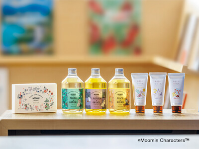 北海道限定レーベル「MOOMIN yukiguni」にナチュラルアイランドのアロマバスエッセンス3種・ハンドクリーム3種が登場。2026年5月より発売。