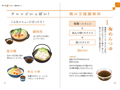 【新刊発売】三大梅しごと（梅干し・梅シロップ・梅酒）と梅を使ったレシピが満載の『今年からは手作り派　やさ...