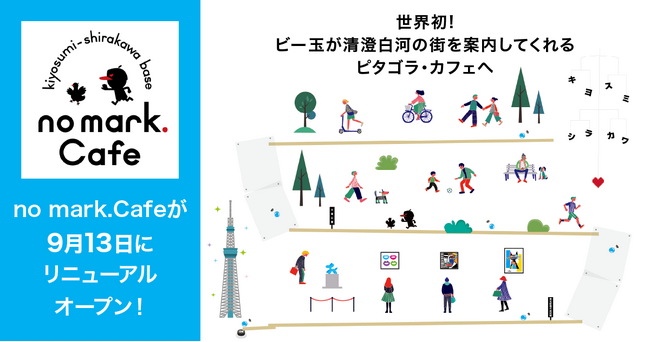 世界初！ビー玉が清澄白河の街を案内してくれるピタゴラ装置カフェ！清澄白河の古民家カフェ「no mark.Cafe」が9/14にリニューアルオープン