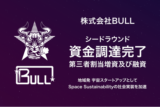 株式会社BULL、シードラウンドにおいて、第三者割当増資および融資によ…