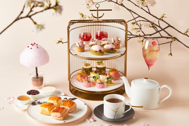 【ウェスティンホテル横浜】桜をテーマにしたアフタヌーンティーなど、館内5か所の施設で華やかな春のメニュープロモーションを展開