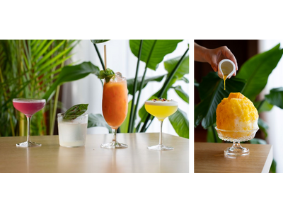 【東京エディション虎ノ門】Lobby Bar「naeme」コラボレーション『Visionary Disco Cocktails vol.2』と夏のフルーツをふんだんに使ったスイーツを期間限定で展開
