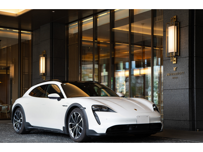 【JWマリオット・ホテル奈良】ポルシェの次世代型EV車「タイカン」の試乗と宿泊がセットになったサステナブルな宿泊プランの販売を開始