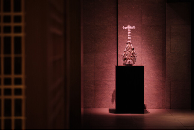 ザ・リッツ・カールトン京都、「ピンクリボン京都」に賛同　館内3か所を彩るライトアップで乳がん検診の大切さを発信