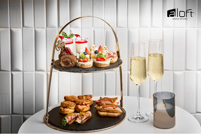 アロフト大阪堂島「クリスマス アフタヌーンティー」 2025年11月~12月限定開催