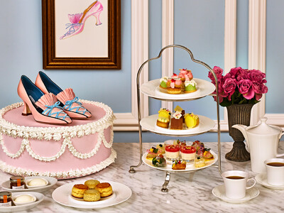 【セント レジス ホテル 大阪】宮廷の優雅さが息づく、パステルの光に満ちた午後のひととき「マリー・アントワネット by マノロ ブラニク アフタヌーンティー」