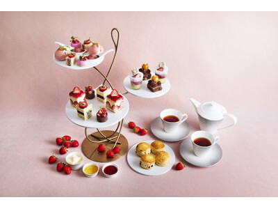 【JWマリオット・ホテル東京】冬の味覚「苺」と「チョコレート」が主役の心華やぐ２つのアフタヌーンティーが登場