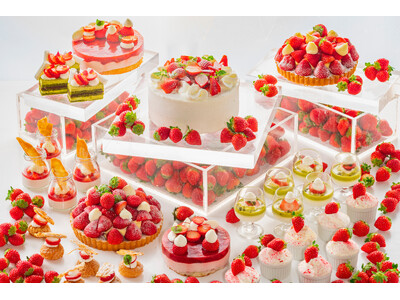 【シェラトングランドホテル広島】開業15周年記念 スイーツブッフェ「ストロベリーセレブレーション」開催