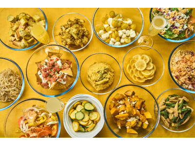 【アロフト大阪堂島】で国際女性デーを祝う黄色に彩られた2日間限定スペシャルサラダバー