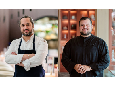 【JWマリオット・ホテル東京】モダン地中海料理「セフィーノ」にゲストシェフを迎え 2人のミシュランスター...