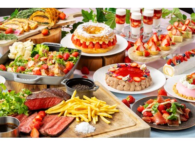 【コートヤード・バイ・マリオット福井】旬の苺と春の味覚を楽しむ「スプリングストロベリーランチビュッフェ」