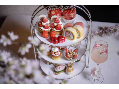 【ウェスティンホテル東京】ウェスティンガーデンを彩る30本以上の桜の開花にあわせて“桜”をテーマにした1...