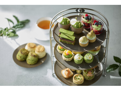 【ウェスティンホテル東京】「抹茶 ウィークデイアフタヌーンティー」＆「抹茶アフタヌーンティー」新緑のガー...