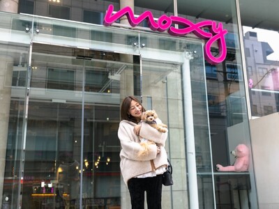 【モクシー大阪本町】モクシーが提案する“ペットフレンドリー”のかたち