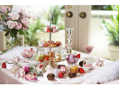 【ザ・リッツ・カールトン大阪】大人気のストロベリーアフタヌーンブッフェ　3月からは春がテーマの『ストロベリー プリマヴェーラ』を開催　