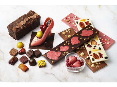 【JWマリオット・ホテル奈良】奈良県産抹茶や苺を使用したチョコレートなど、多彩な15種類！「バレンタイン コレクション」を2月1日より販売開始