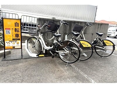 ���{�l����s�Ƌ����������AHELLO CYCLING�̃X�e�[�V������ݒu