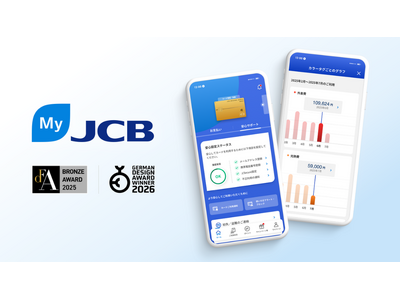 �uMyJCB�A�v���v���V���ɁuGerman Design Award�v�ƁuDFA Design for Asia Awards�v����܂��A���v5�̍��ۃf�U�C���܂ł̎�܂�B��