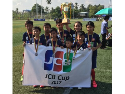 JCB、Global Football Academyと提携し、東南アジアで子供サッカー教室を開催