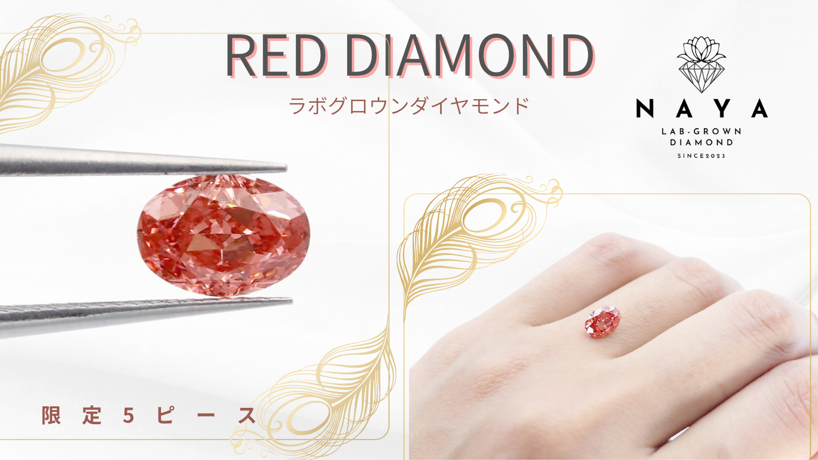 幻の「レッドダイヤモンド」が100分の一以下の価格で手に入る ～株式会社RAIN、Makuakeにて限定5ピースのプロジェクトを開始～